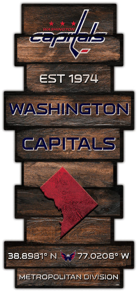 Wholesale NHL / H2225-Wood Celebration Stack / H2225-Washington Capitals