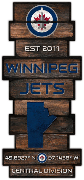 Wholesale NHL / H2225-Wood Celebration Stack / H2225-Winnipeg Jets