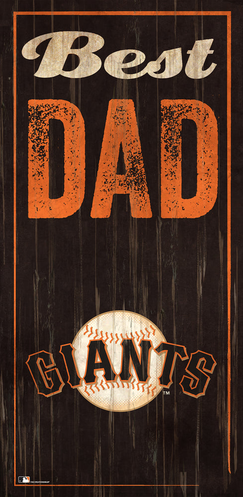 Wholesale MLB0632-Best Dad 6x12 V / M0632-San Francisco Giants