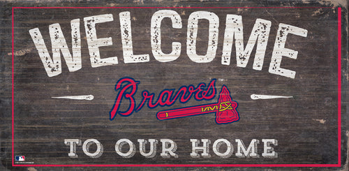 Wholesale MLB0654-Welcome 6x12 H / M0654-Atlanta Braves