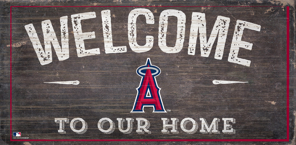 Wholesale MLB0654-Welcome 6x12 H / M0654-Los Angeles Angels