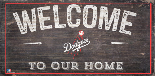 Wholesale MLB0654-Welcome 6x12 H / M0654-Los Angeles Dodgers