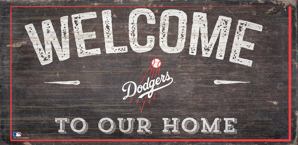 Wholesale MLB0654-Welcome 6x12 H / M0654-Los Angeles Dodgers