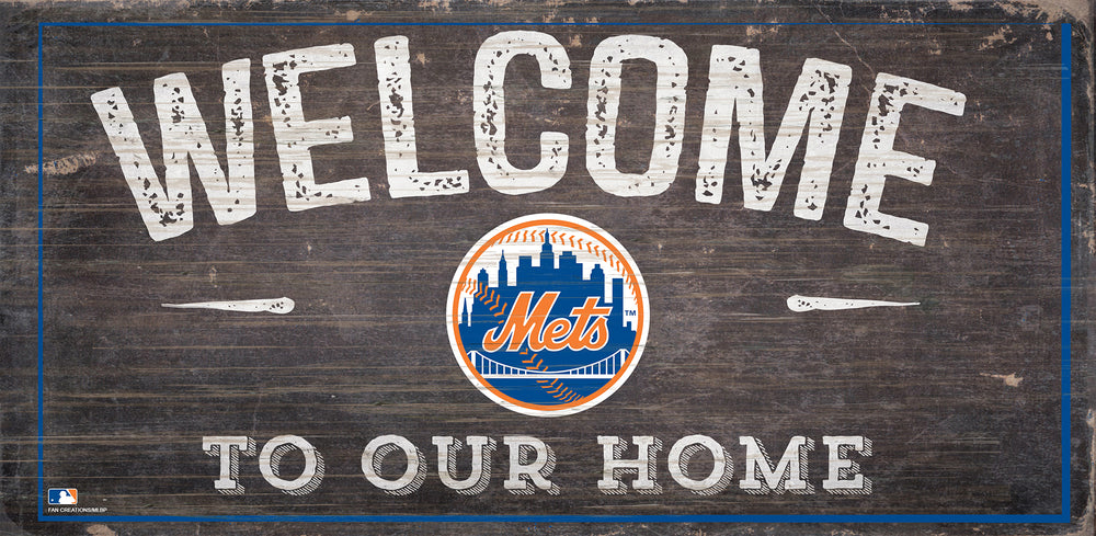 Wholesale MLB0654-Welcome 6x12 H / M0654-New York Mets