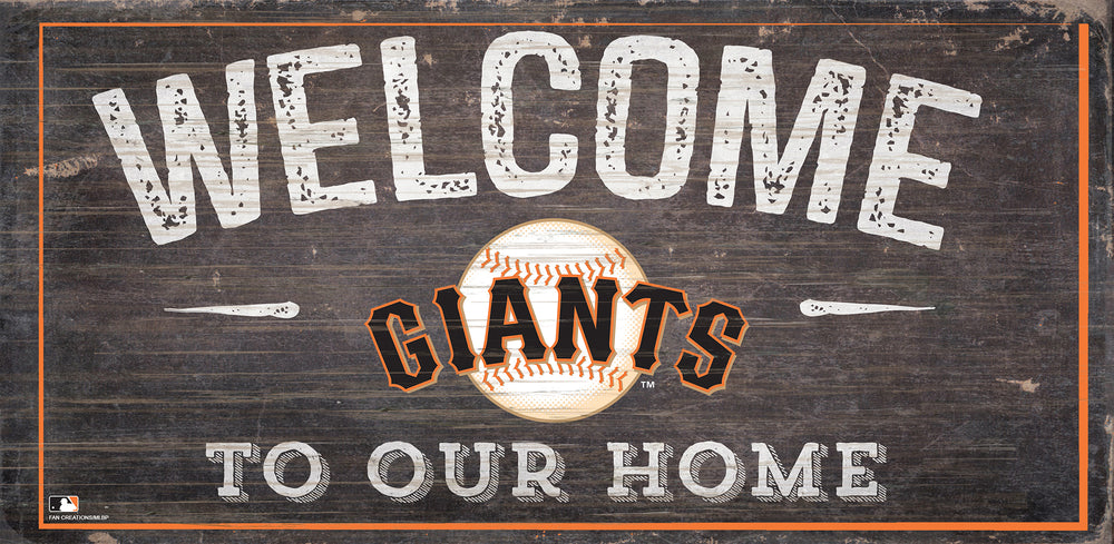 Wholesale MLB0654-Welcome 6x12 H / M0654-San Francisco Giants