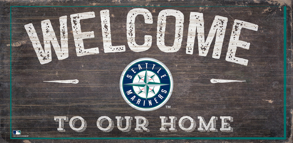 Wholesale MLB0654-Welcome 6x12 H / M0654-Seattle Mariners