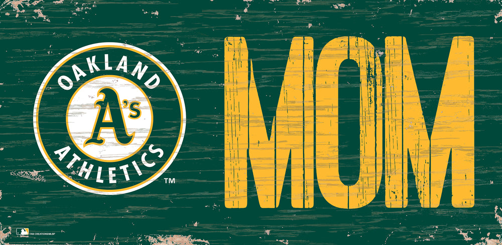 Wholesale MLB0714-Mom 6x12 H / M0714-Oakland Athletics