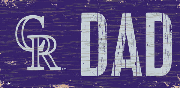 Wholesale MLB0715-Dad 6x12 H / M0715-Colorado Rockies