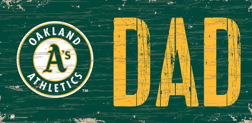 Wholesale MLB0715-Dad 6x12 H / M0715-Oakland Athletics
