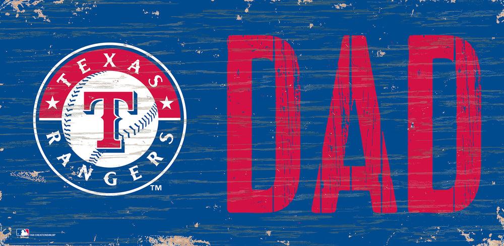 Wholesale MLB0715-Dad 6x12 H / M0715-Texas Rangers