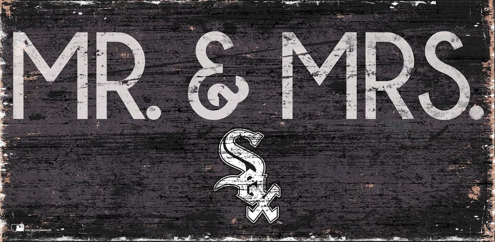 Wholesale MLB0732-Mr & Mrs 6x12 / M0732-Chicago White Sox