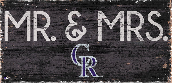Wholesale MLB0732-Mr & Mrs 6x12 / M0732-Colorado Rockies
