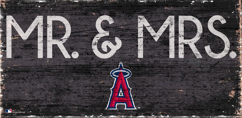 Wholesale MLB0732-Mr & Mrs 6x12 / M0732-Los Angeles Angels