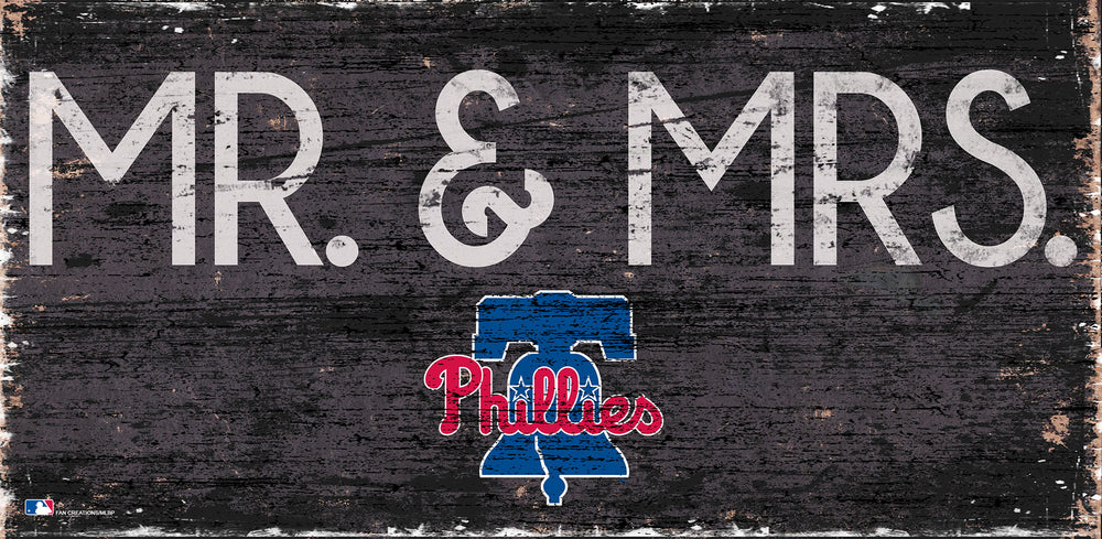 Wholesale MLB0732-Mr & Mrs 6x12 / M0732-Philadelphia Phillies