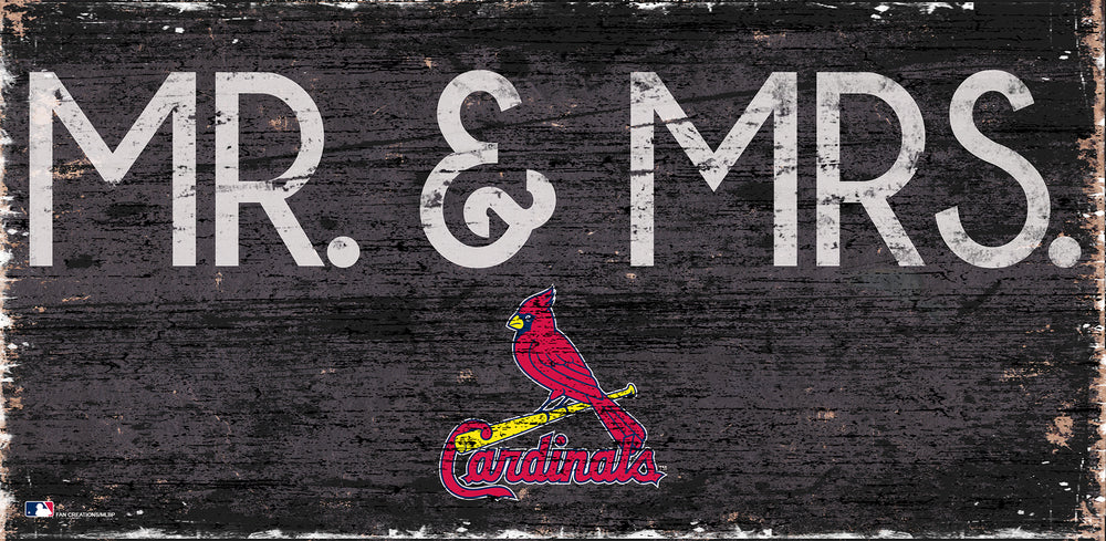 Wholesale MLB0732-Mr & Mrs 6x12 / M0732-St. Louis Cardinals