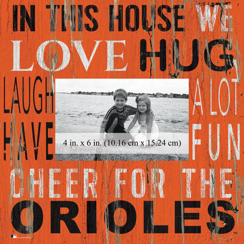 Wholesale MLB0734-In This House Frame / M0734-Baltimore Orioles