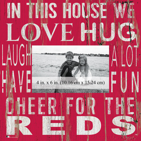 Wholesale MLB0734-In This House Frame / M0734-Cincinnati Reds