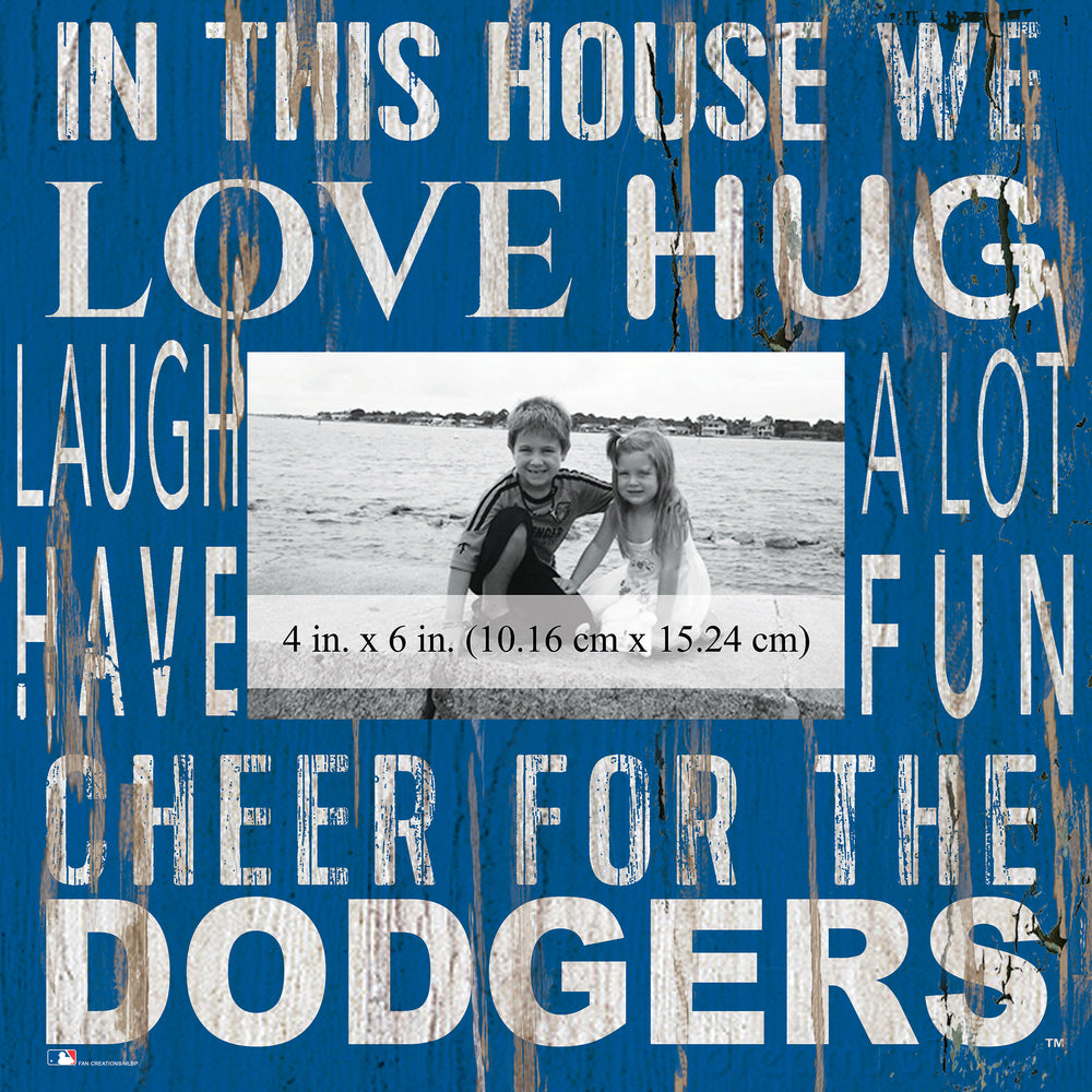 Wholesale MLB0734-In This House Frame / M0734-Los Angeles Dodgers