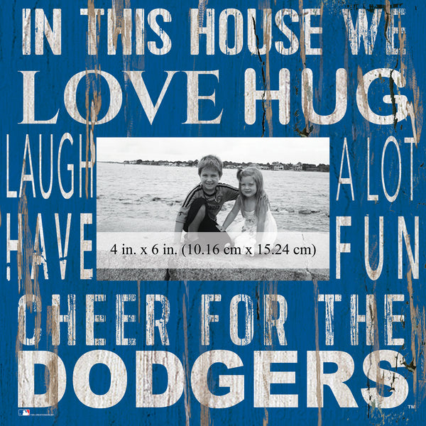 Wholesale MLB0734-In This House Frame / M0734-Los Angeles Dodgers