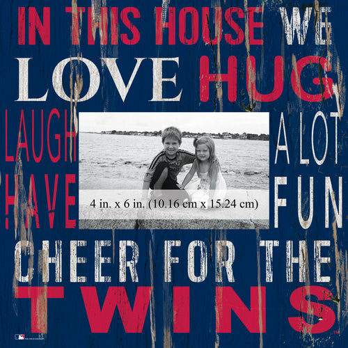 Wholesale MLB0734-In This House Frame / M0734-Minnesota Twins