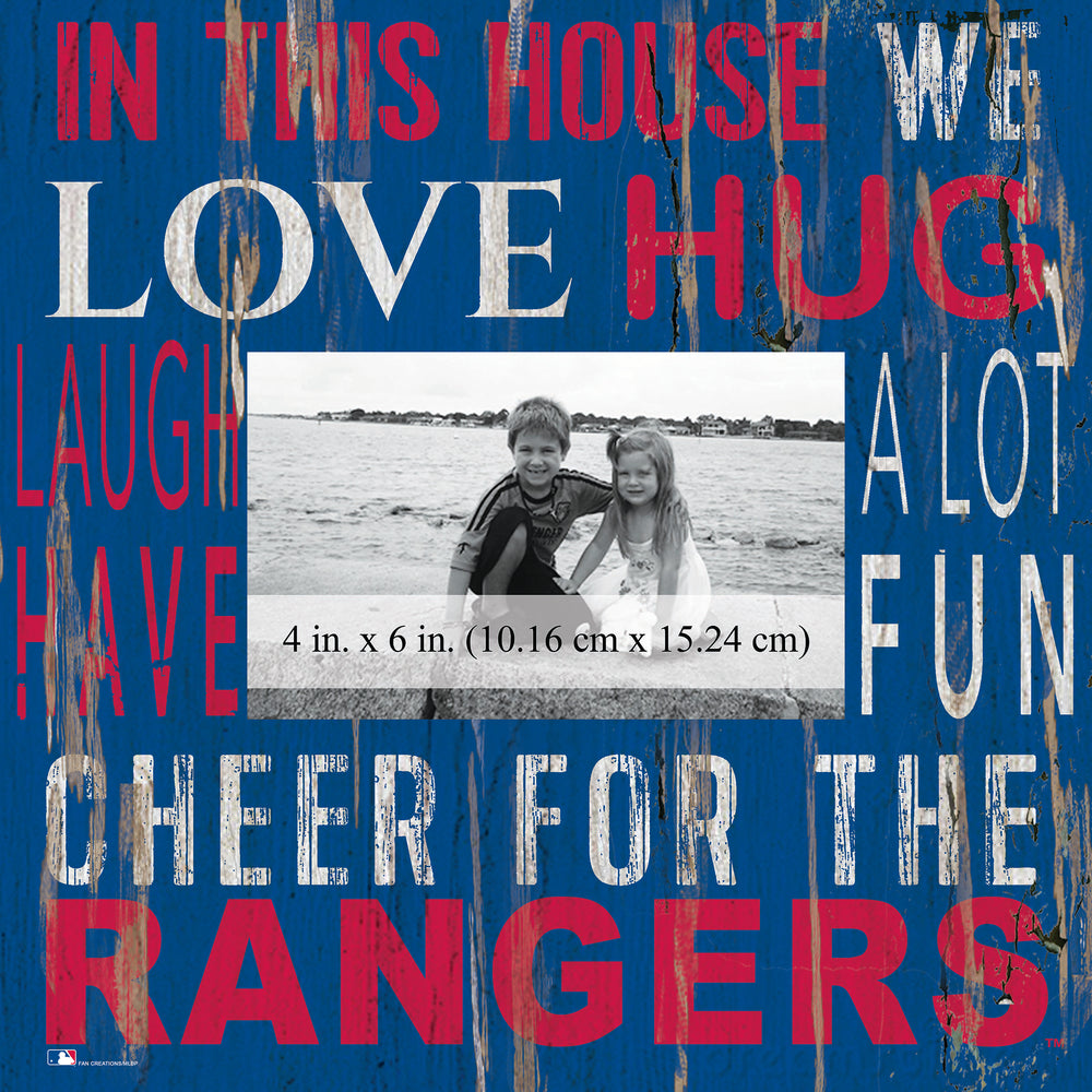 Wholesale MLB0734-In This House Frame / M0734-Texas Rangers