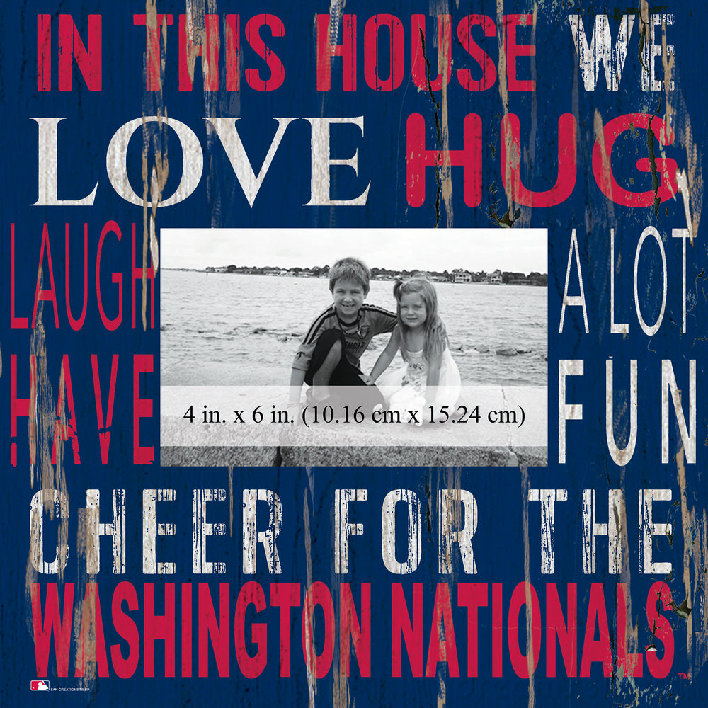 Wholesale MLB0734-In This House Frame / M0734-Washington Nationals