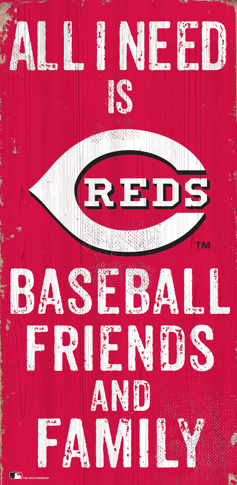 Wholesale MLB0738-All I Need 6x12 V / M0738-Cincinnati Reds