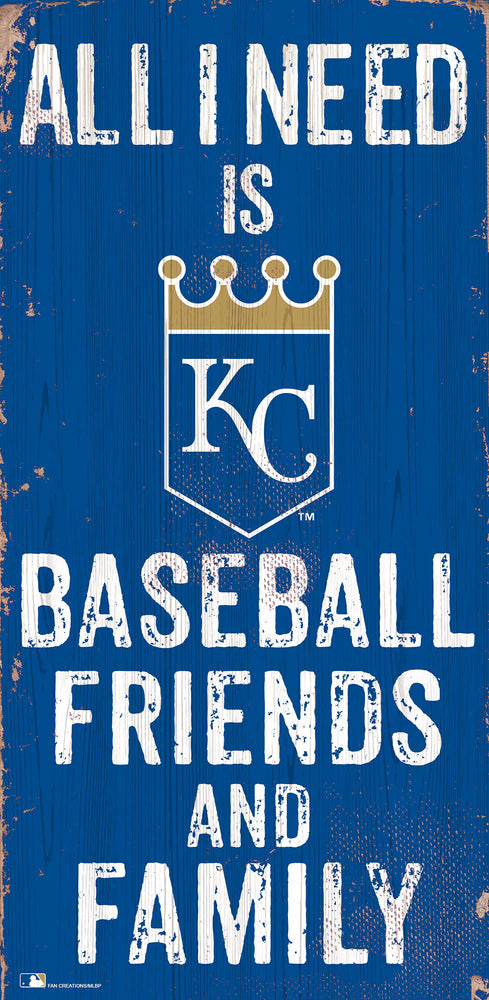 Wholesale MLB0738-All I Need 6x12 V / M0738-Kansas City Royals