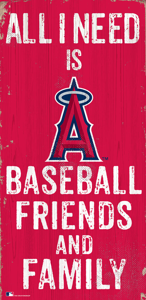 Wholesale MLB0738-All I Need 6x12 V / M0738-Los Angeles Angels