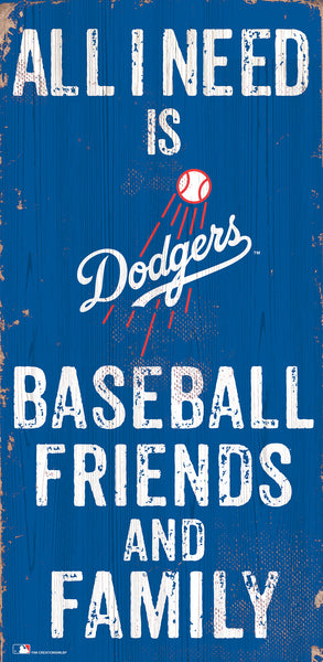 Wholesale MLB0738-All I Need 6x12 V / M0738-Los Angeles Dodgers