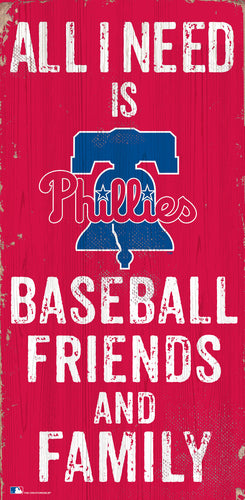 Wholesale MLB0738-All I Need 6x12 V / M0738-Philadelphia Phillies