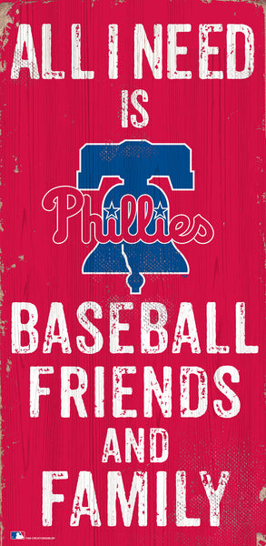 Wholesale MLB0738-All I Need 6x12 V / M0738-Philadelphia Phillies