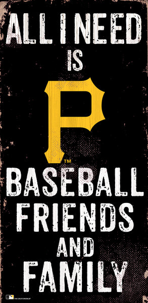 Wholesale MLB0738-All I Need 6x12 V / M0738-Pittsburgh Pirates