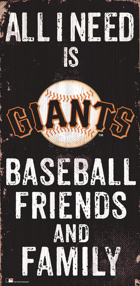 Wholesale MLB0738-All I Need 6x12 V / M0738-San Francisco Giants
