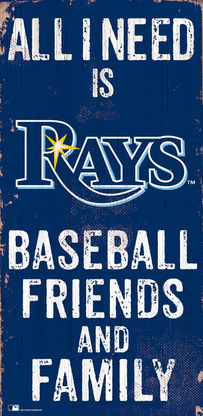 Wholesale MLB0738-All I Need 6x12 V / M0738-Tampa Bay Rays