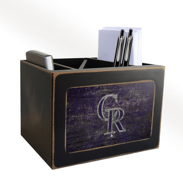 Wholesale MLB0767-Desktop Organizer Color / M0767-Colorado Rockies