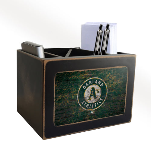 Wholesale MLB0767-Desktop Organizer Color / M0767-Oakland Athletics
