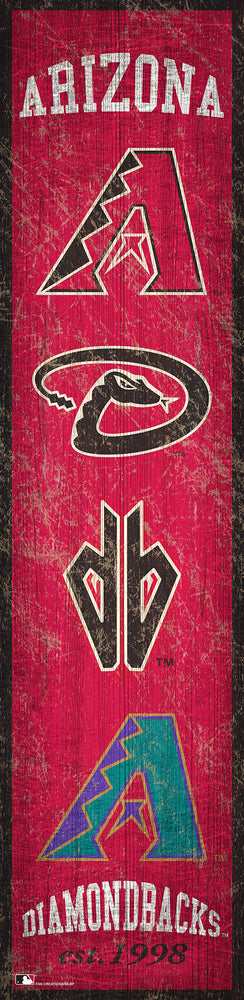 Wholesale MLB0787-Heritage Banner 6x24 / M0787-Arizona Diamondbacks