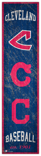 Wholesale MLB0787-Heritage Banner 6x24 / M0787-Cleveland Guardians