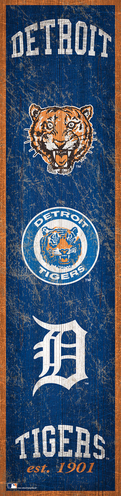 Wholesale MLB0787-Heritage Banner 6x24 / M0787-Detroit Tigers