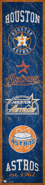 Wholesale MLB0787-Heritage Banner 6x24 / M0787-Houston Astros