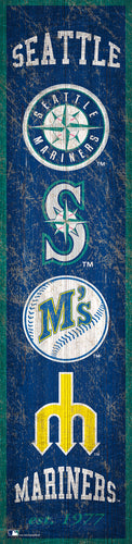 Wholesale MLB0787-Heritage Banner 6x24 / M0787-Seattle Mariners