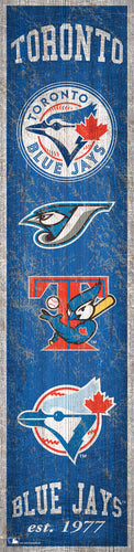 Wholesale MLB0787-Heritage Banner 6x24 / M0787-Toronto Blue Jays