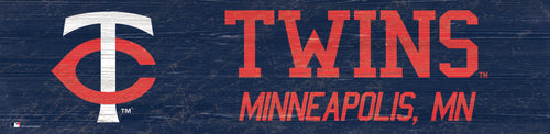 Wholesale MLB0846-Team Name 6x24 / M0846-Minnesota Twins