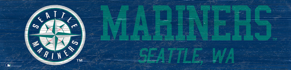 Wholesale MLB0846-Team Name 6x24 / M0846-Seattle Mariners