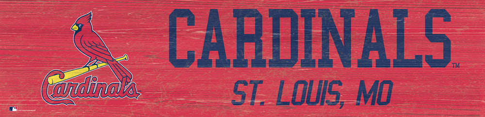 Wholesale MLB0846-Team Name 6x24 / M0846-St. Louis Cardinals