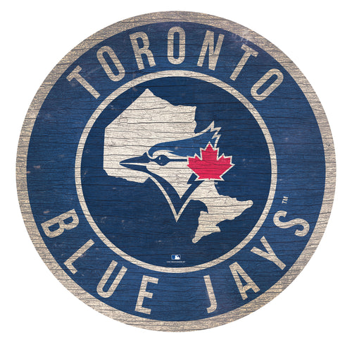 Wholesale MLB0866-12in Circle with State / M0866-Toronto Blue Jays