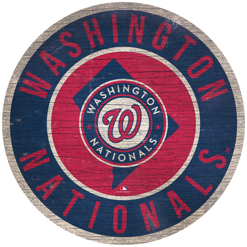 Wholesale MLB0866-12in Circle with State / M0866-Washington Nationals