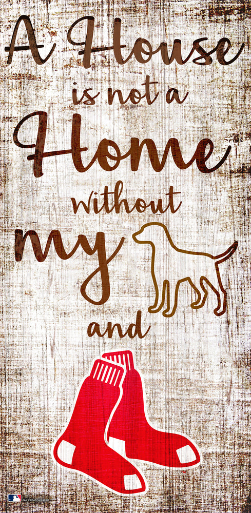 Wholesale MLB0867-House Not Home 6x12 / M0867-Boston Red Sox