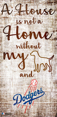 Wholesale MLB0867-House Not Home 6x12 / M0867-Los Angeles Dodgers